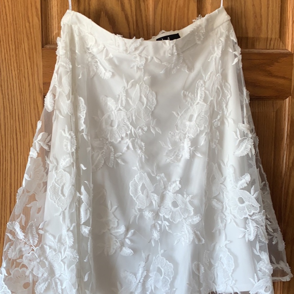 White Lace Skirt